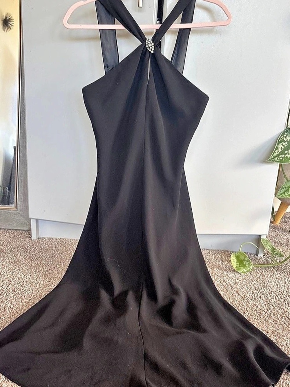 Jones New York Black Maxi Dress Size 6 Like New